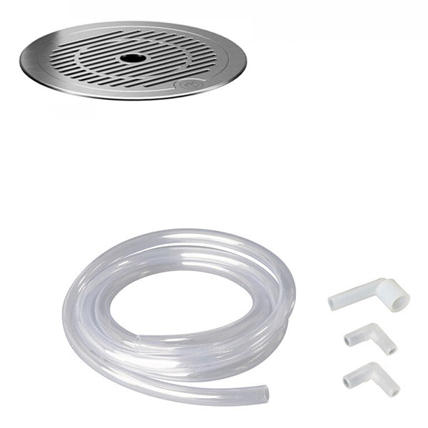 T1 Round Drip Tray Steel Finish