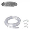 T1 Round Drip Tray Steel Finish