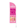Aimia Foods Shmoo Pavement Sign Square base Shmoo Official Beach Flag