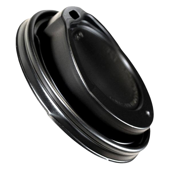 Go Pak Hidden Product Upsell Black Sip Thru Lids 100