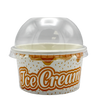 Empty Delicious Ice Cream Tub with a Colourful and Playful Design, showcasing 