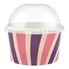 Tas Ice Cream Tubs 2 scoop _6oz` / Flip Up Domed Lids / 500 Tubs Groovy Ice Cream Tubs