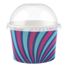Tas Ice Cream Tubs 3 scoop _8oz` / Flip Up Domed Lids / 500 Tubs Groovy Ice Cream Tubs