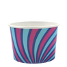 Tas Ice Cream Tubs 3 scoop _8oz` / No Lids / 500 Tubs Groovy Ice Cream Tubs