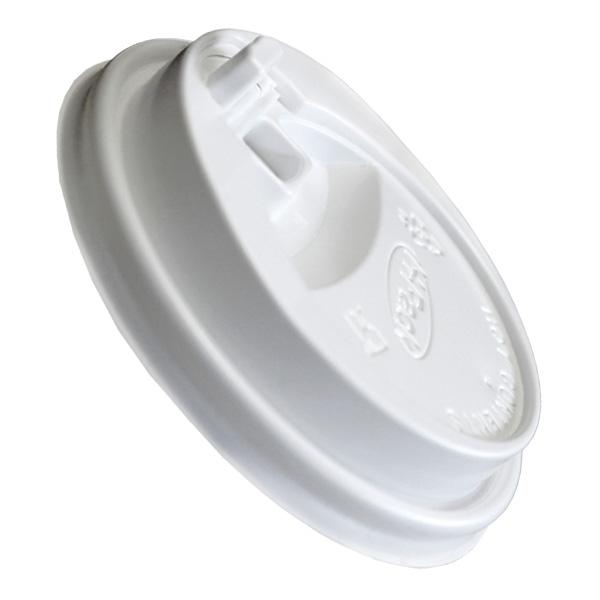 H Pack Hidden Product White Reclosable 8-10oz / 1000 Lids Upsell White Reclosable Sip Thru Lids