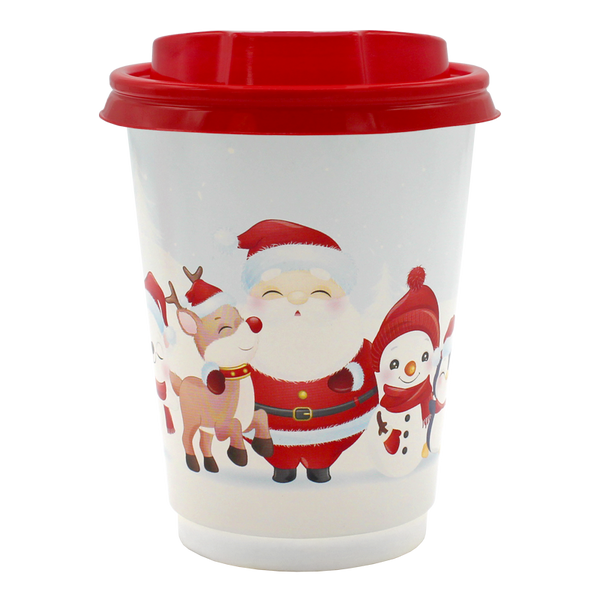 Go Pak Double Wall Christmas Cups 