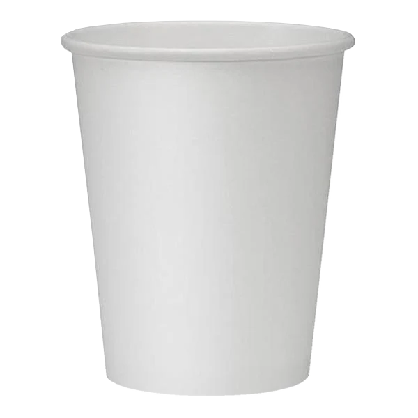 H pack and go pak Single Wall Paper Cups White Single Wall