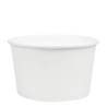Tas Ice Cream Tubs 1 Scoop _4oz` / 50 Tubs White Ice Cream Tubs