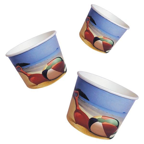 Parkers Packaging Ice Cream Tubs Beach Ice Cream Tubs