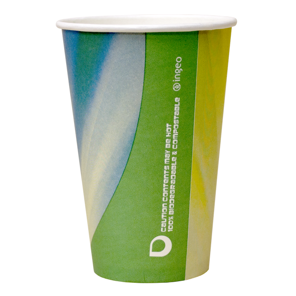 Dispo Vending Paper Cups 9oz Prism Compostable Vending