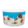 Tas Ice Cream Tubs 1 scoop _100ml` / No Lids / 100 Tubs TAS-ty Fruity Ice Cream Tubs