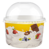 Tas Ice Cream Tubs 3 scoop _280ml` / Domed Lids / 100 Tubs TAS-ty Fruity Ice Cream Tubs