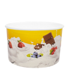 Tas Ice Cream Tubs 3 scoop _280ml` / No Lids / 100 Tubs TAS-ty Fruity Ice Cream Tubs