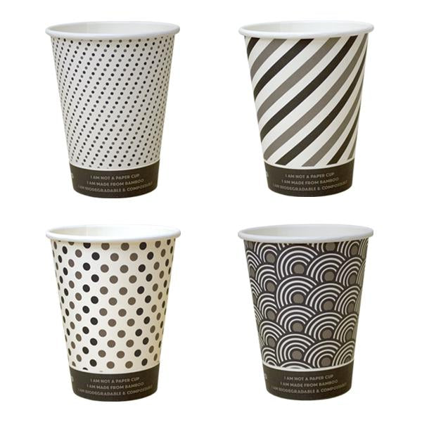 Dispo Bamboo Cups Ingeo Compostable Bamboo Mixed