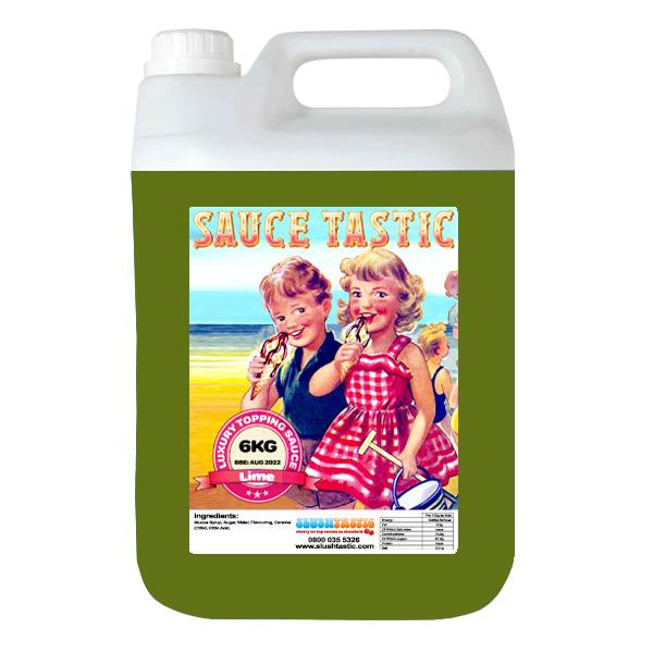 Tas Topping Sauce Lime / 6kg Bottle Saucetastic Luxury Topping Sauce