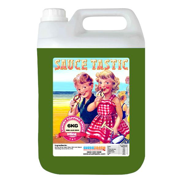Tas Topping Sauce Mint / 6kg Bottle Saucetastic Luxury Topping Sauce