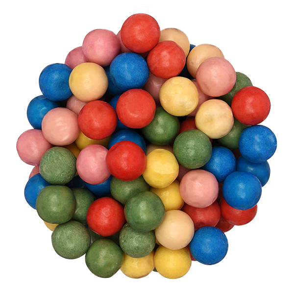 Thortons Lollies Ice Cream Toppings 1 x 2.5kg Bag Screwball Bubblegum Balls